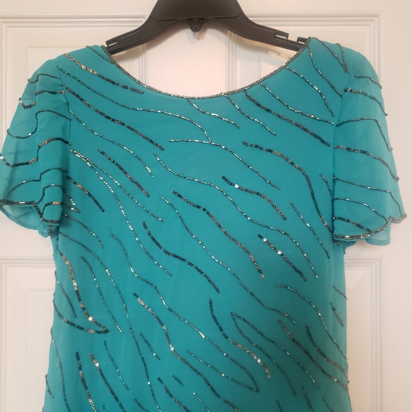 NWT Sanctuary Sequin Beaded Cocktail Dress - Picture 4 of 16